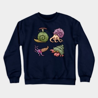 Pixel Shell Monster Crewneck Sweatshirt